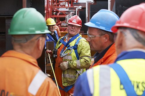 Checking alignment of platform