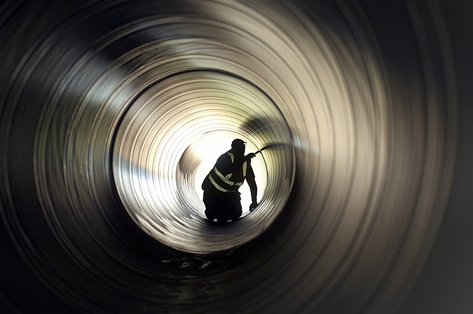 Commercial Photographer, Water pipeline maintenance, UK